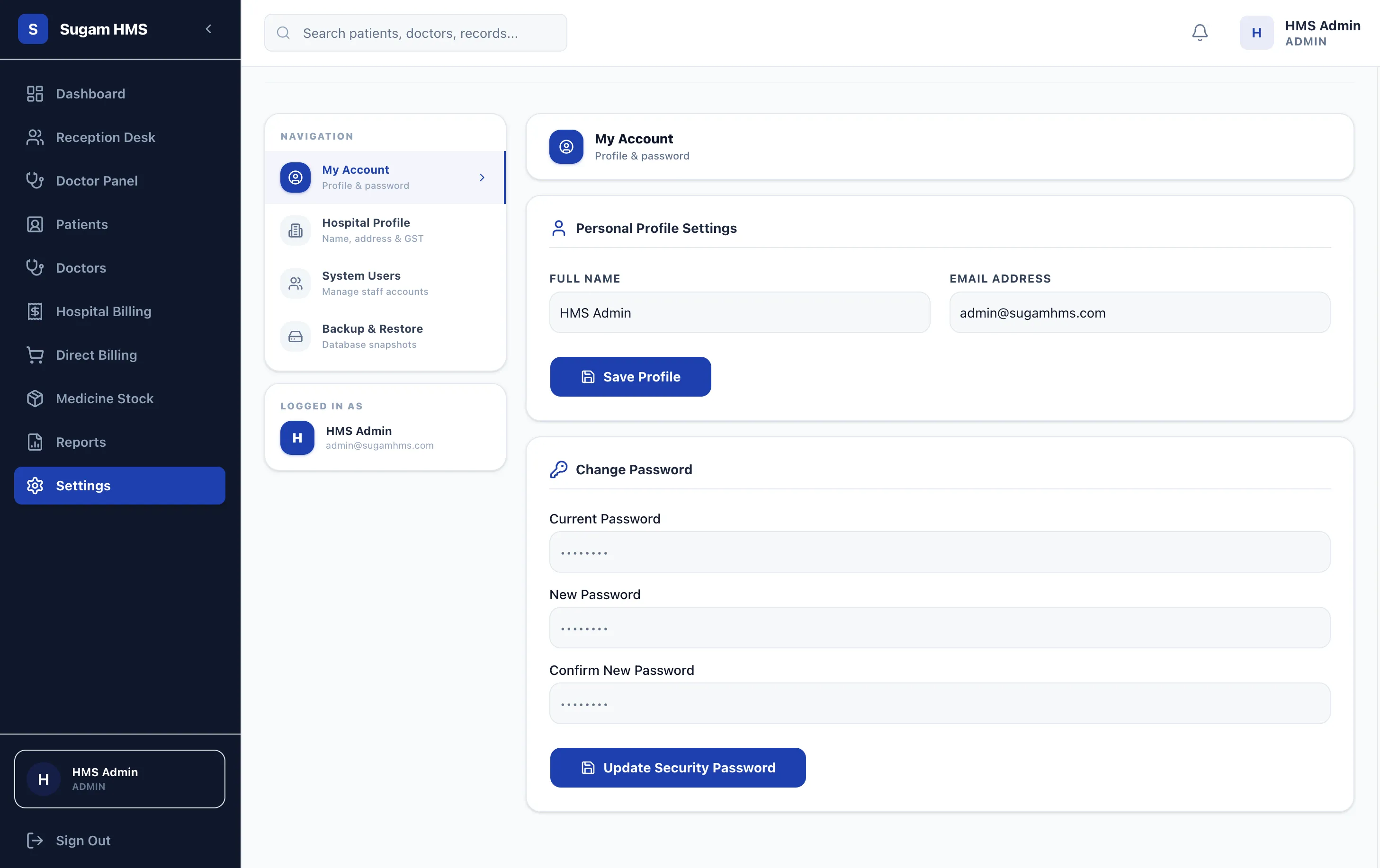 Sugam HMS - Hospital Management System — screenshot 4